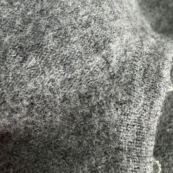 Vintage Talbots 100% wool floral embroidered sweater vest gray white size small - Picture 5 of 7